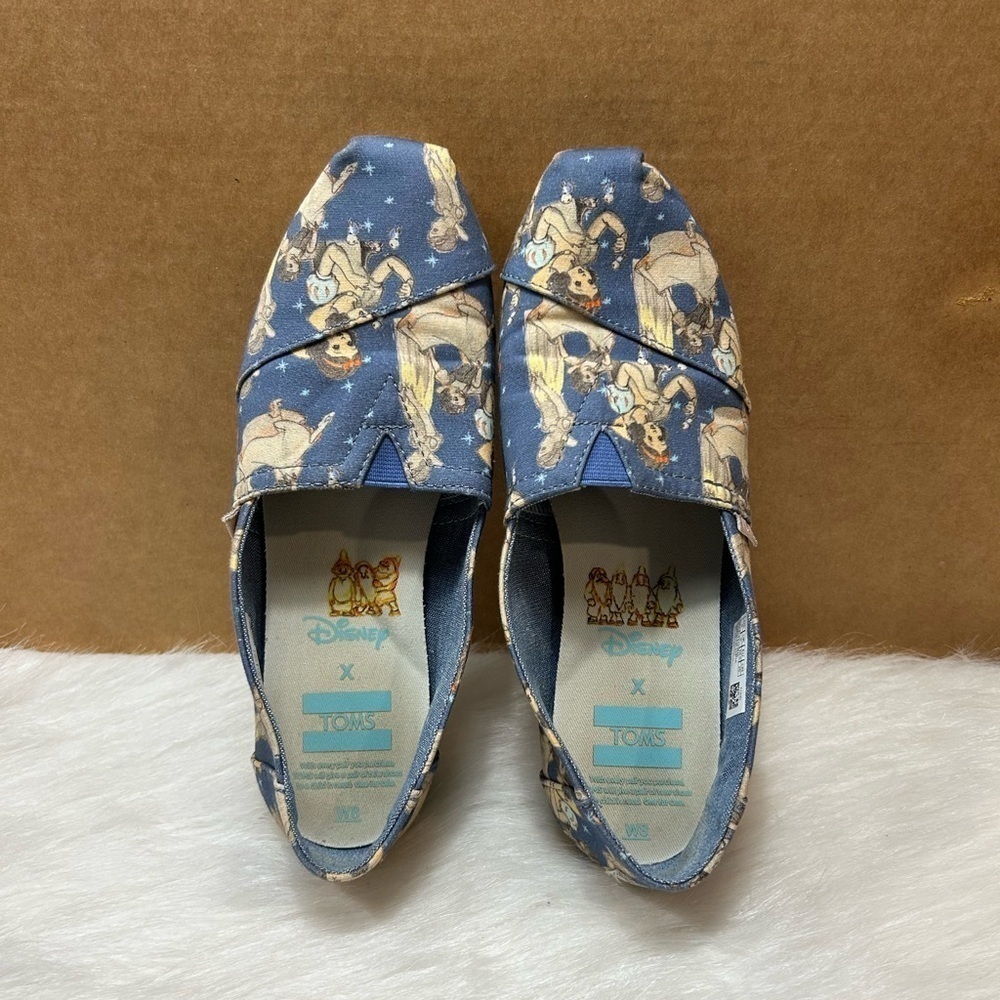 Disney x Toms Lady and the Tramp Women Classic Shoes Size 8